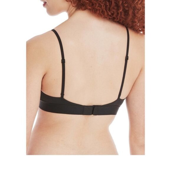 HANES Black Triangle Bra Wire Free XS Brand New NWT - Picture 4 of 7
